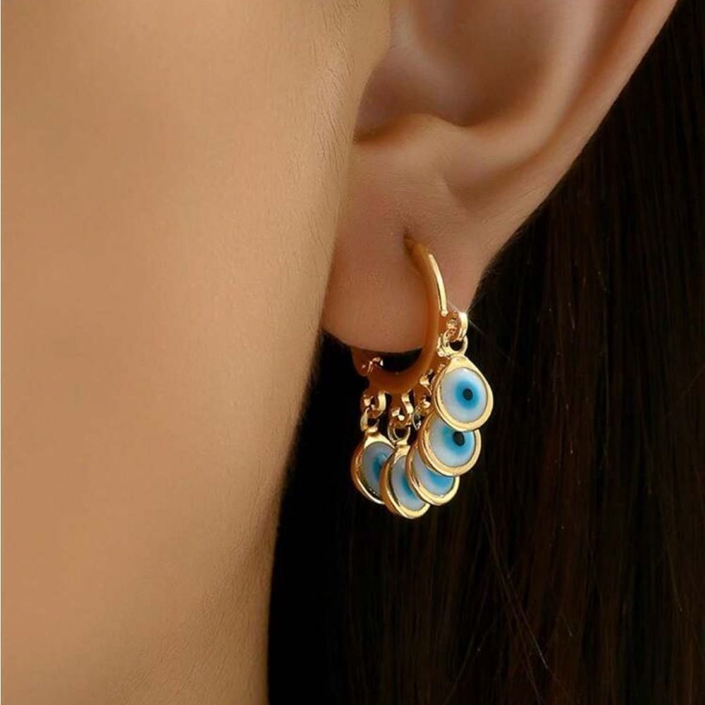 Evil eye Dangle Earrings #2217